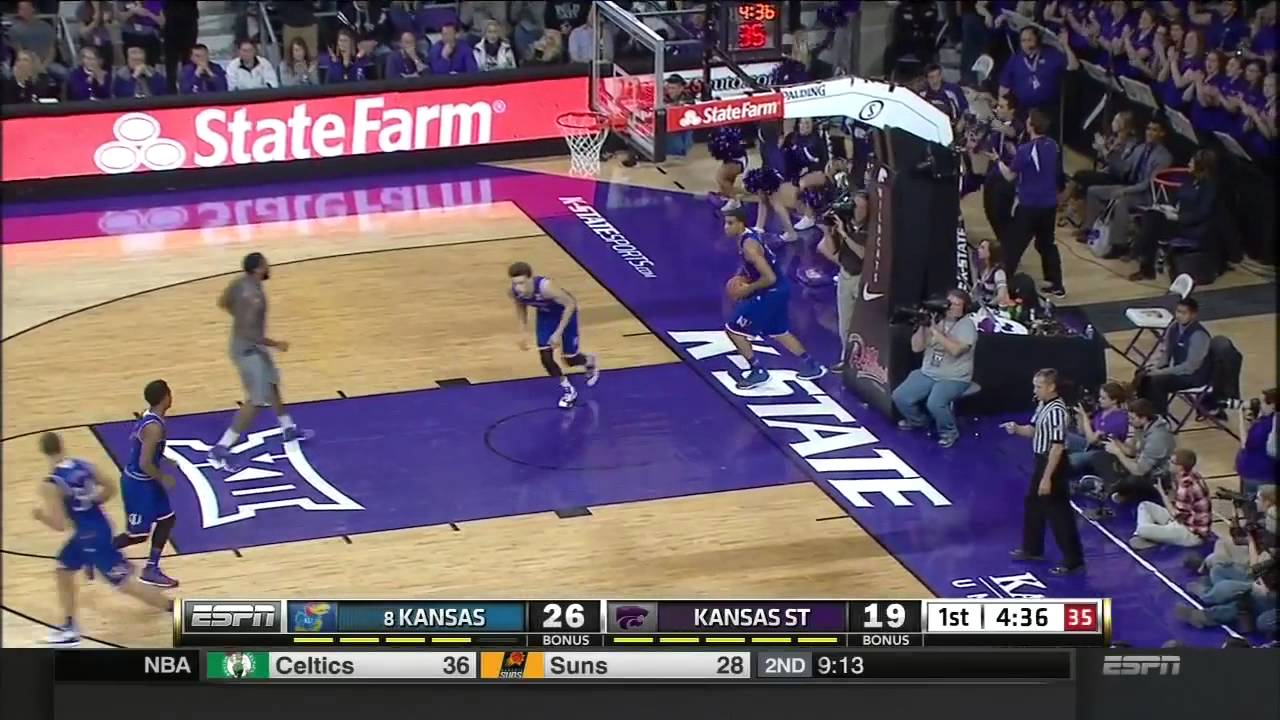 Kansas at Kansas State | 2014-15 Big 12 MBB Highlights