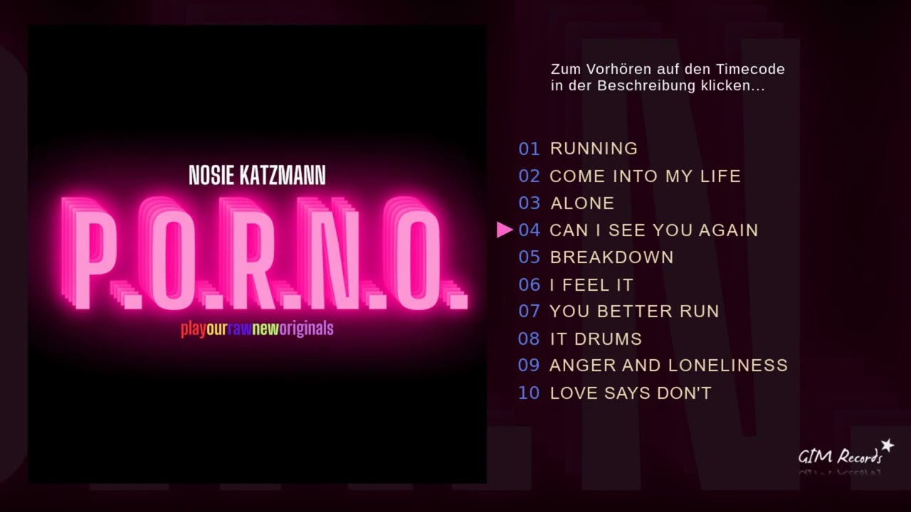 Nosie Katzmann - P.O.R.N.O. (Albumtrailer)