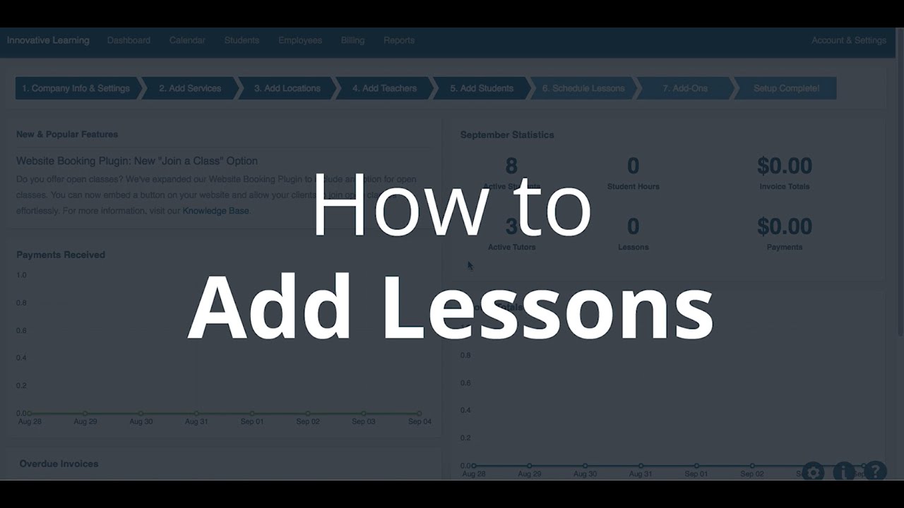 How to Add Lessons