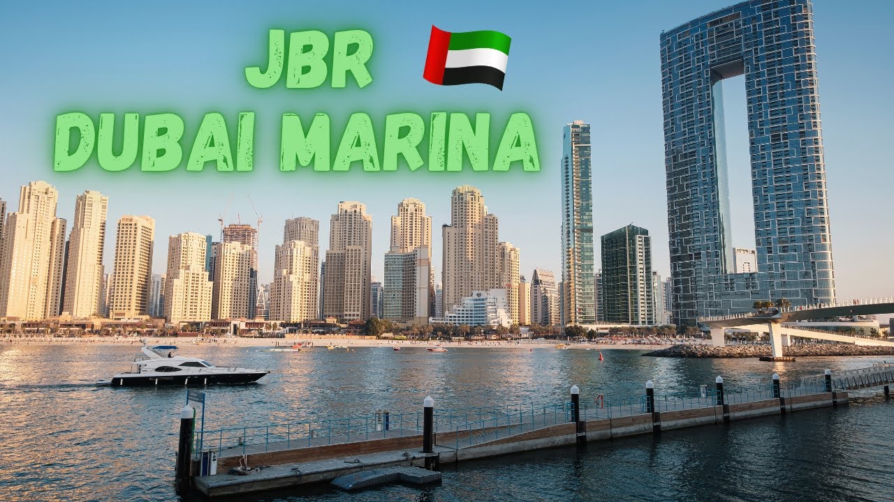 Dubai [4K] JBR, Dubai Marina Amazing Walking Tour  🇦🇪 2025