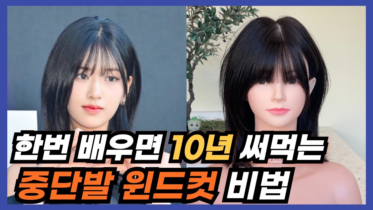 중단발 레이어드컷 생각대로 결과가 안나오는 이유? 해결 방법 공유해드리겠습니다. 중단발 윈드컷
