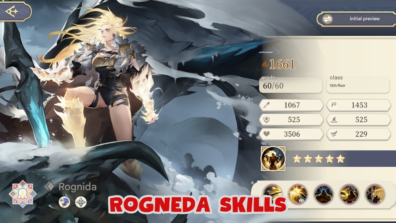 ROGNEDA SKILLS TRANSLATED - TOP TIER ST? [SWORD OF CONVALLARIA]