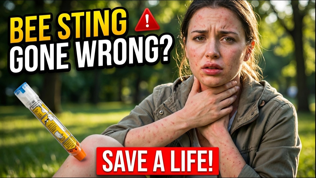 Bee Sting Gone Wrong? Anaphylaxis Symptoms & How to Save a Life with EpiPen
