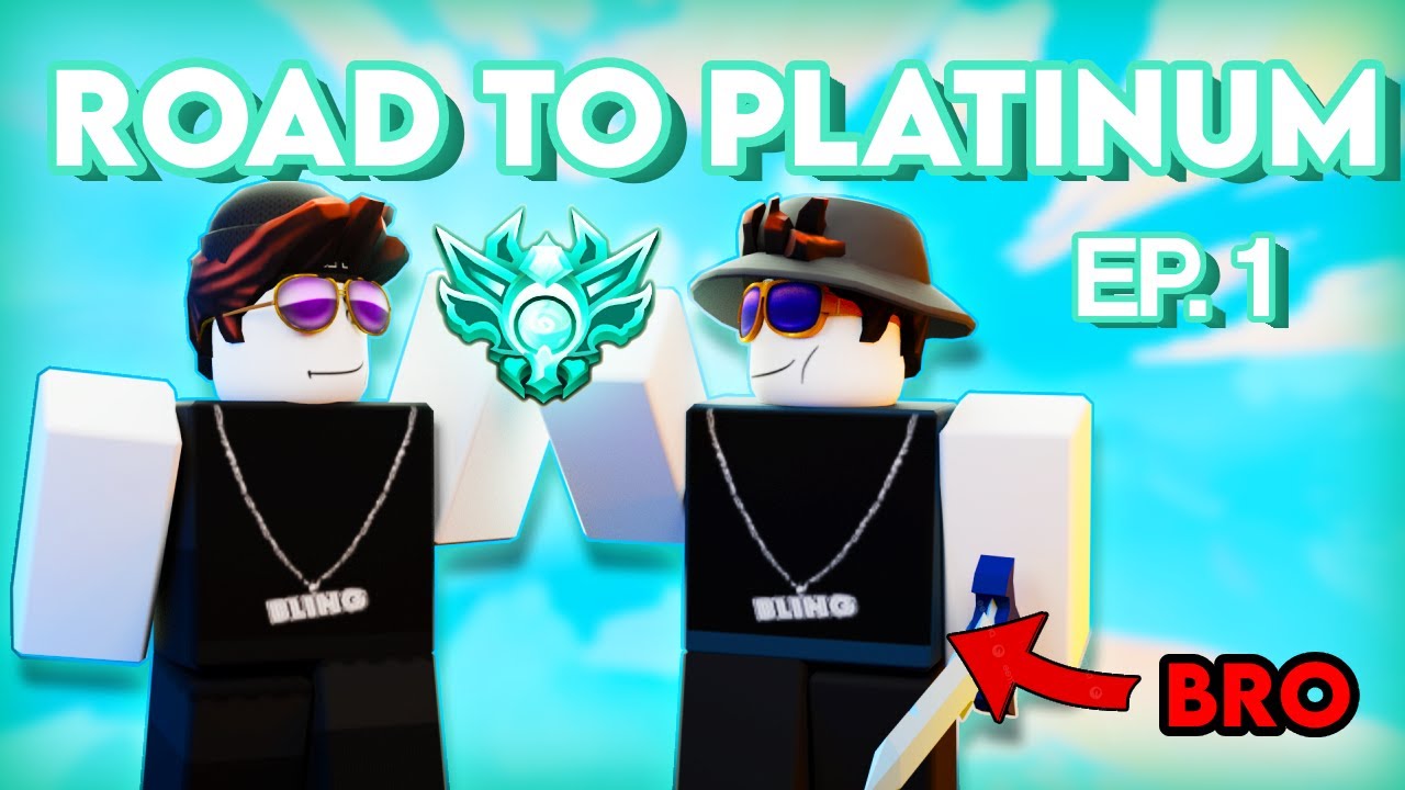 Helping My BROTHER Hit PLATINUM Rank | Roblox Bedwars Ranked