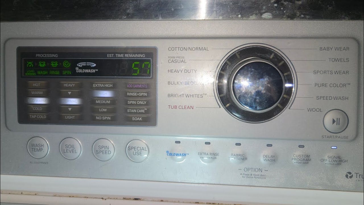 LG WT5070CW - Pure Color Cycle w/Water Plus [REQUESTED]