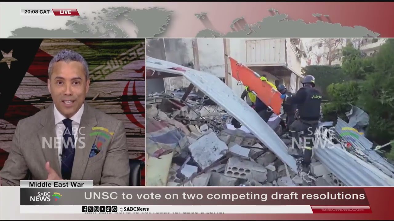 UNSC to vote on two competing draft resolutions regarding military escalation in the Middle East