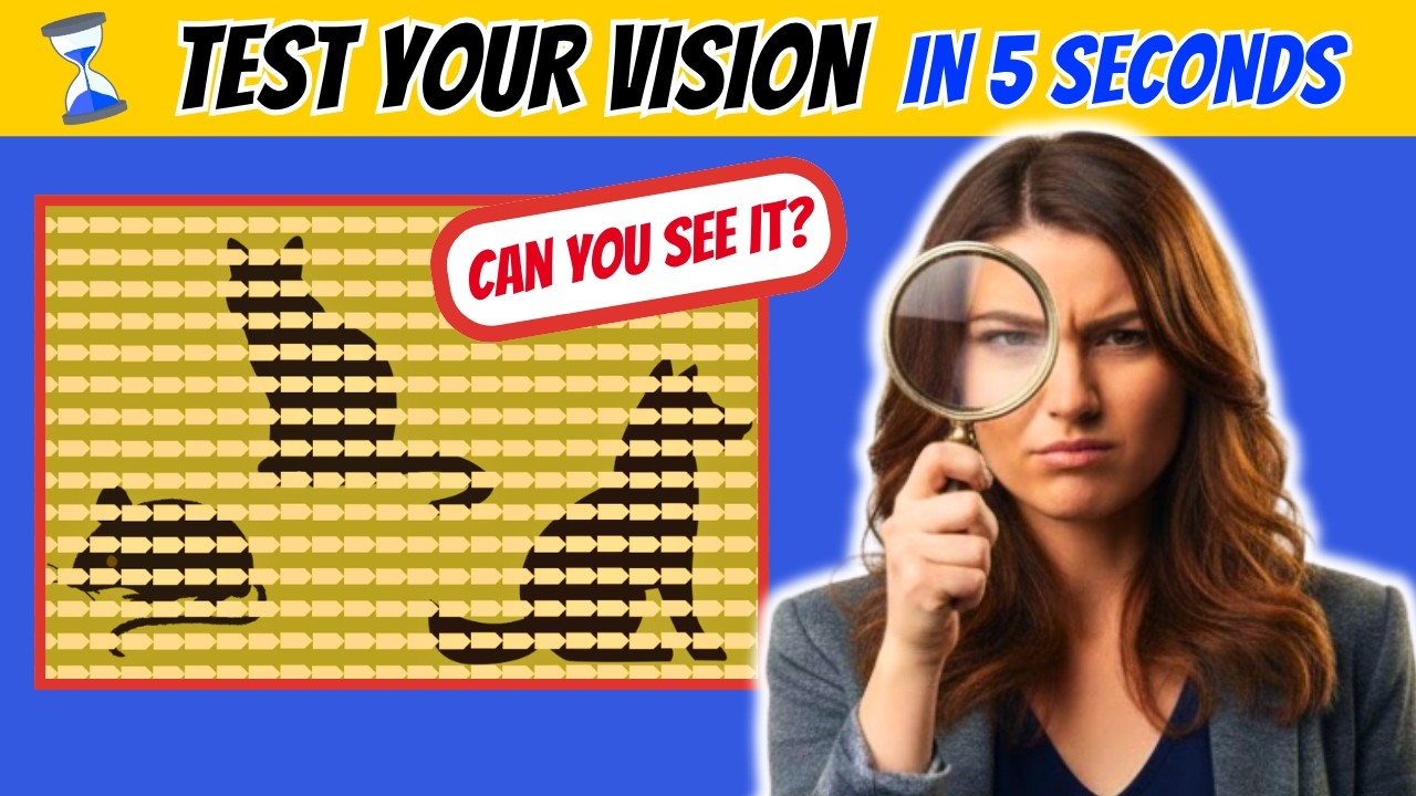 How Fast Can You See It? 👁️ (The Ultimate Observation Test)