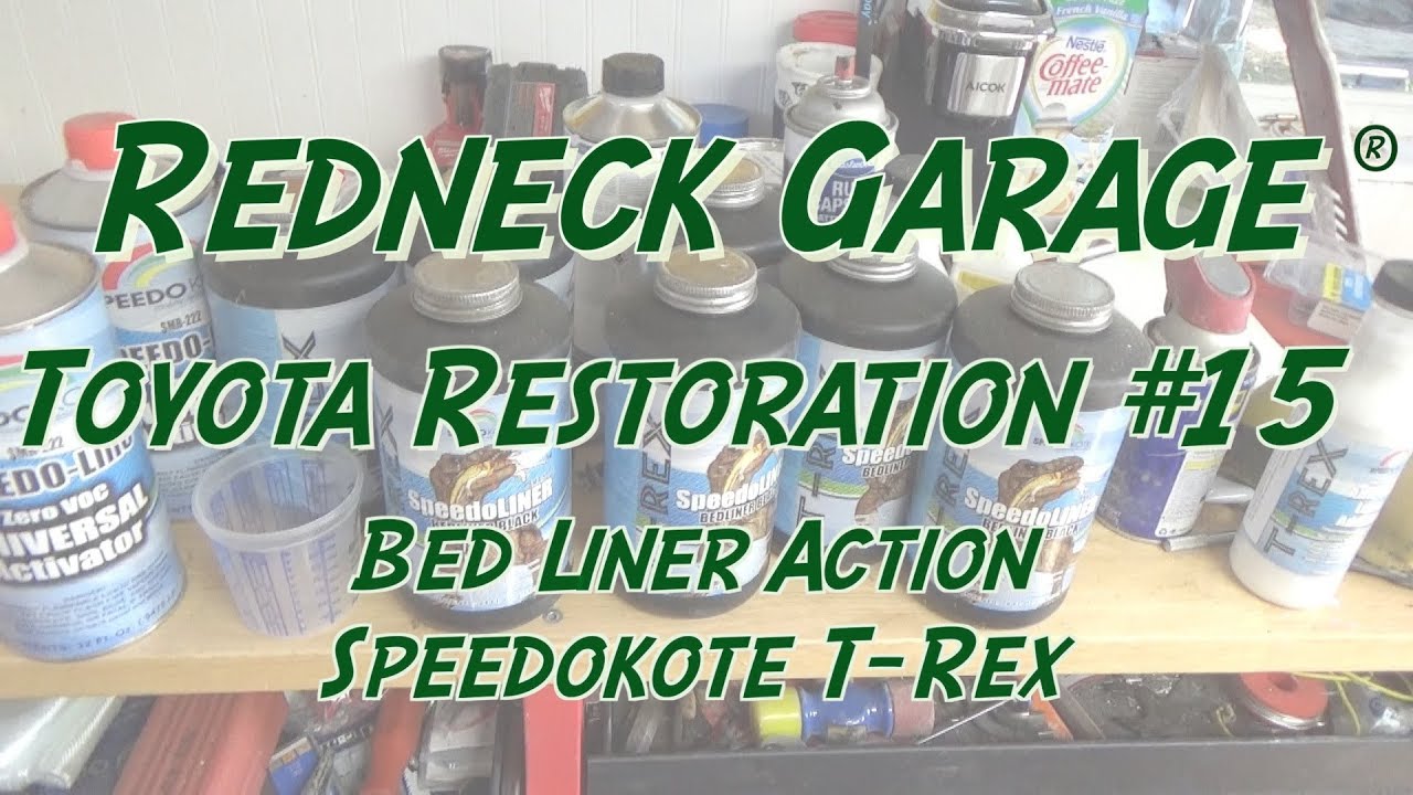 Toyota Pickup - Bedliner Action -  Speedokote T-Rex Attack