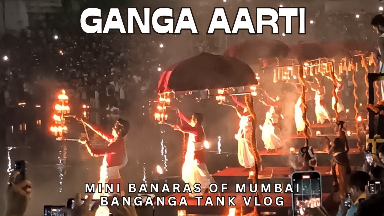 Banganga tank maha aarti | ganga Aarti | mini Banaras of Mumbai 🪔🙏 #gangaaarti