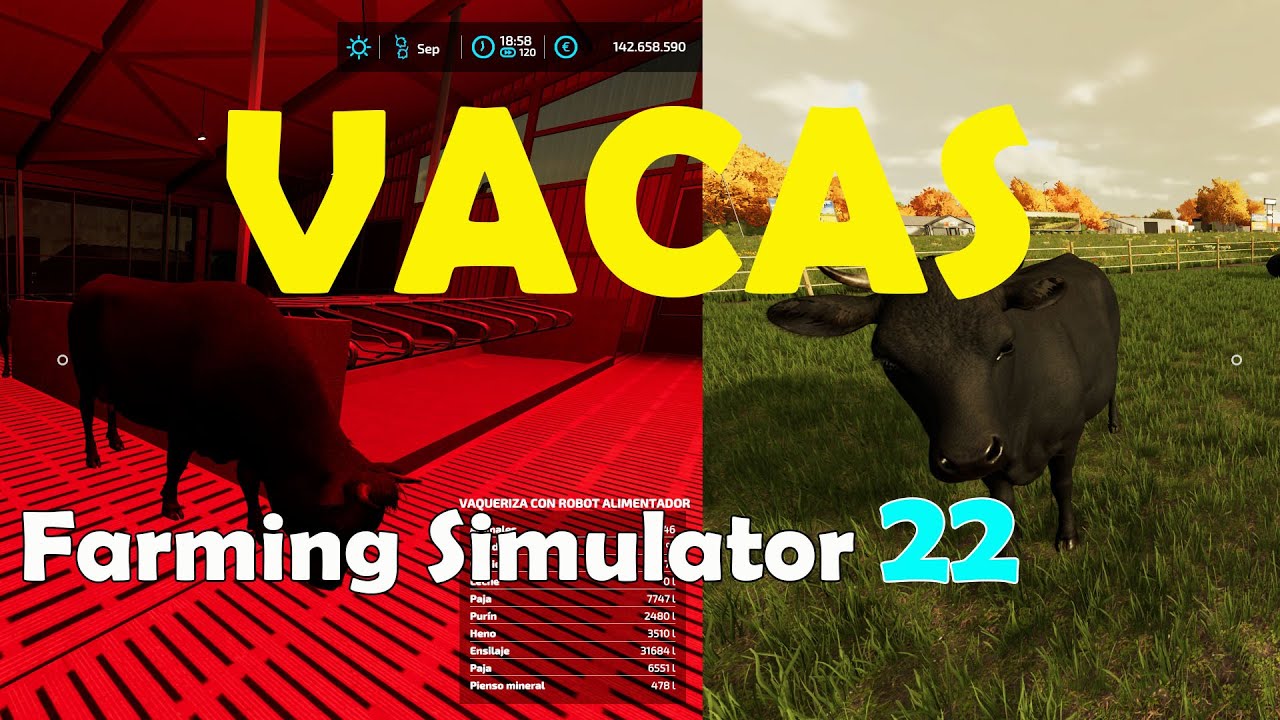 🐮TODO sobre las VACAS en FARMING SIMULATOR 22🚜