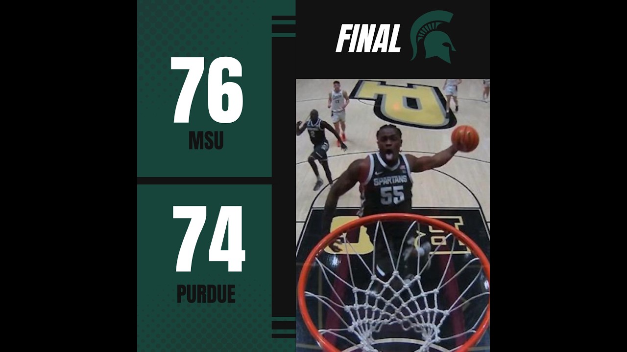 Recap: Michigan State gets the win at Mackey in an absolute classic: