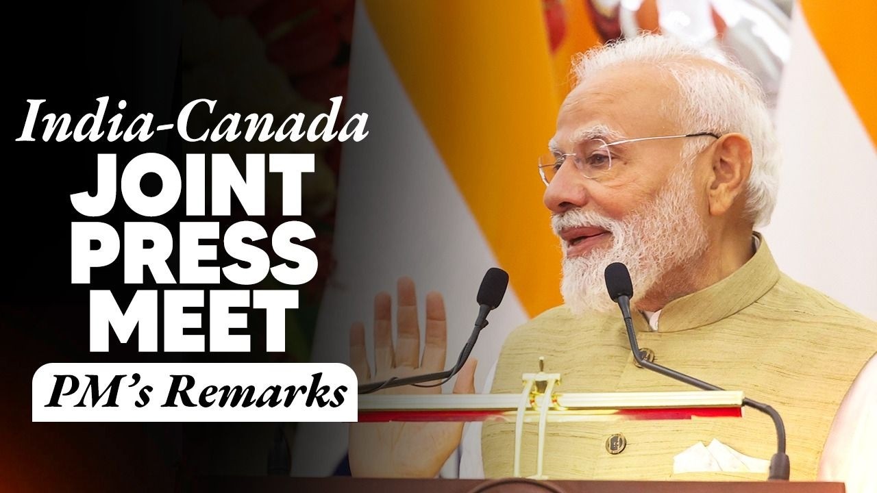PM Modi’s remarks during the joint press meet with PM Mark Carney of Canada