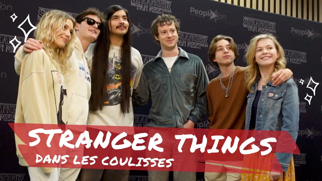 Noah Schnapp, Joseph Quinn, Grace van Dien, Rapahel Luce, Eduardo Franco and Livi Birch in Paris