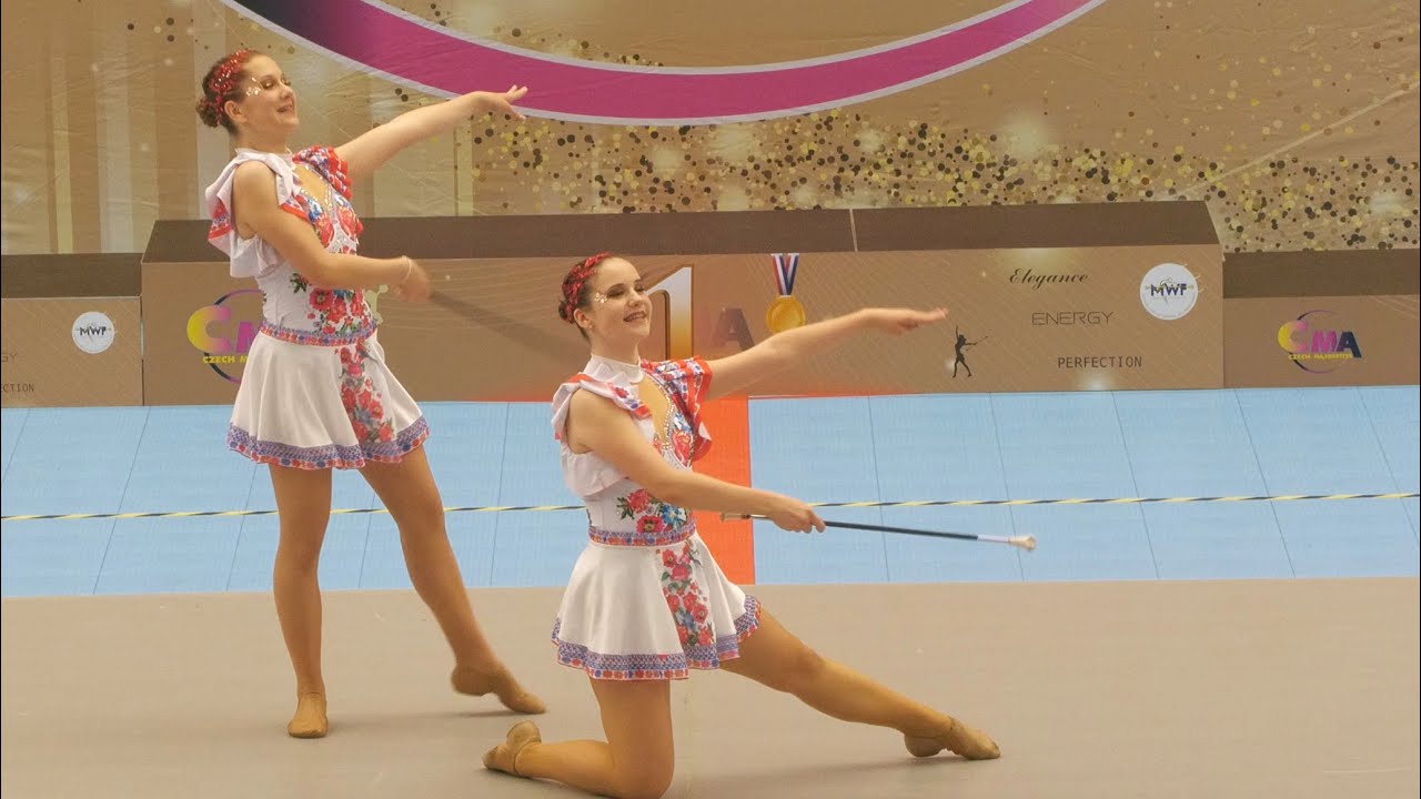 Majorettes *GINA Brodek u Přerova* / BATON duo, mažoretky / Hradec Kralove 2025 |