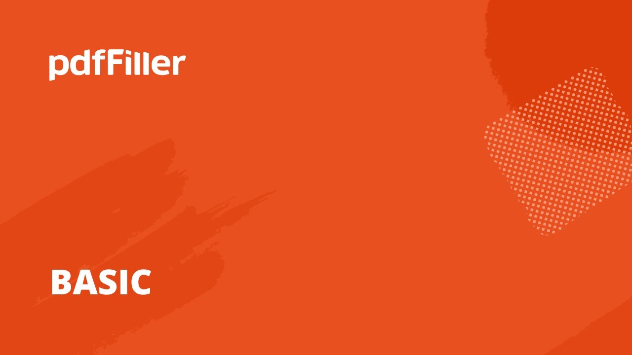 pdfFiller Basic Plan - Powerful PDF Editor for Personal Use
