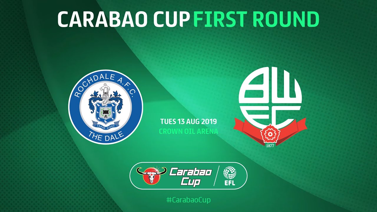 HIGHLIGHTS | Rochdale v Bolton Wanderers - Carabao Cup Round One