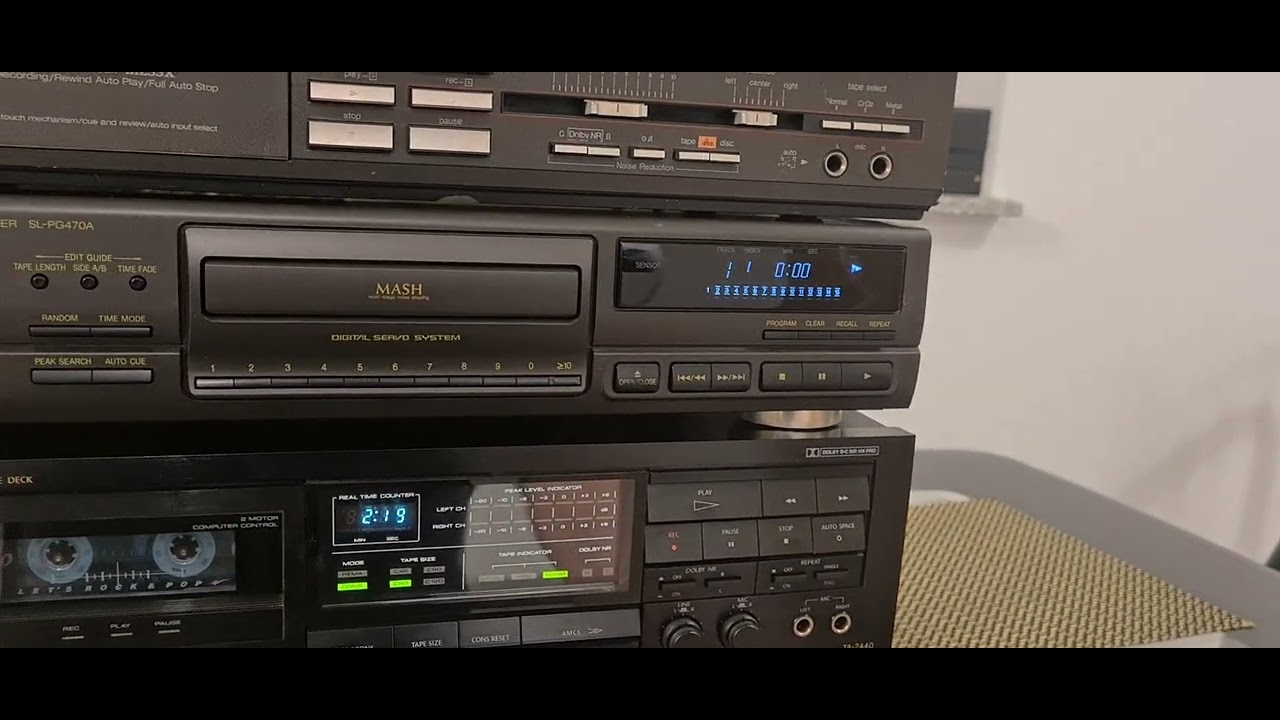 Onkyo TA-2420+Technics SL-PG470A+Technics M235x 