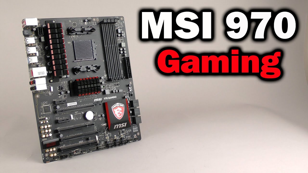 Распаковка MSI 970 Gaming