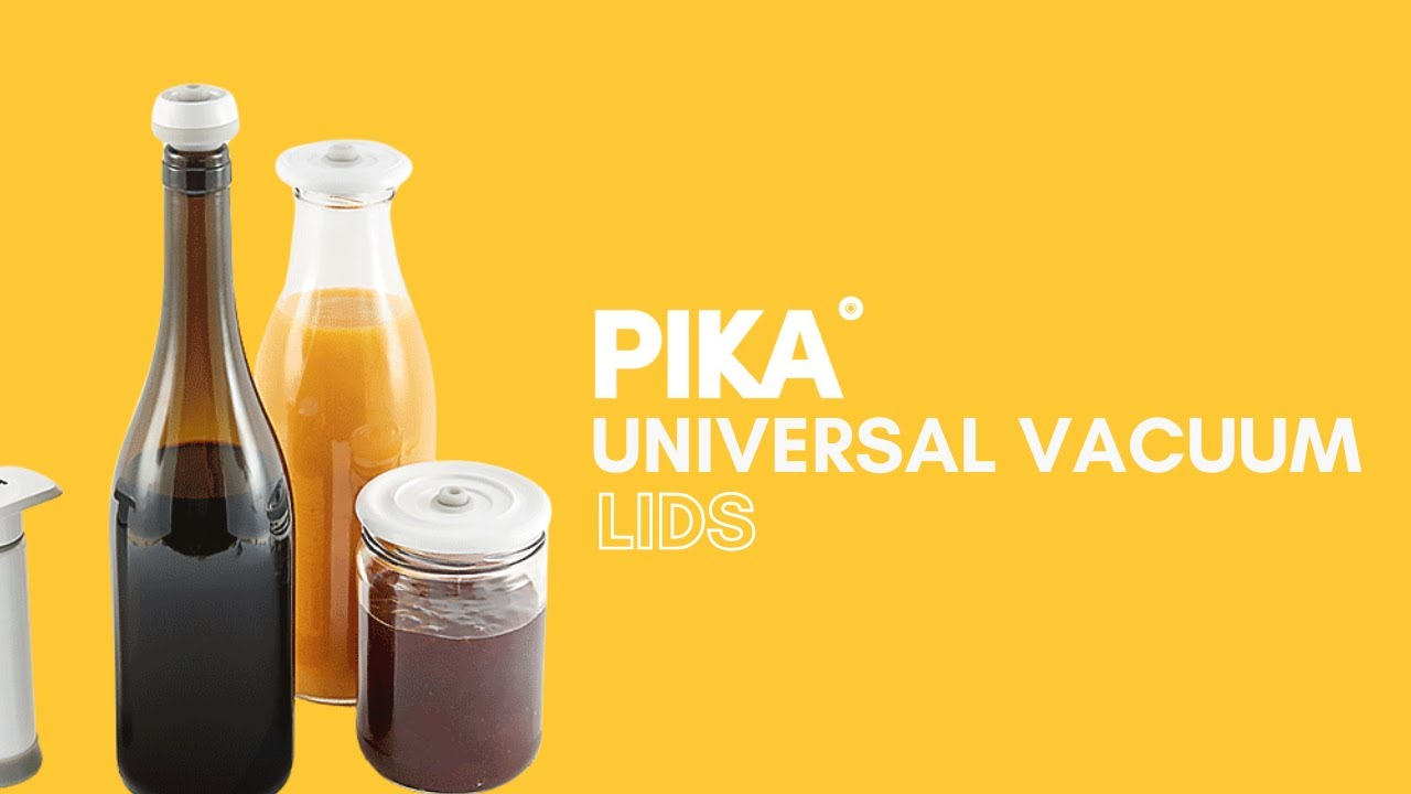 Pika vacuum Lids - Keep your food fresh 3 to 5 times longer