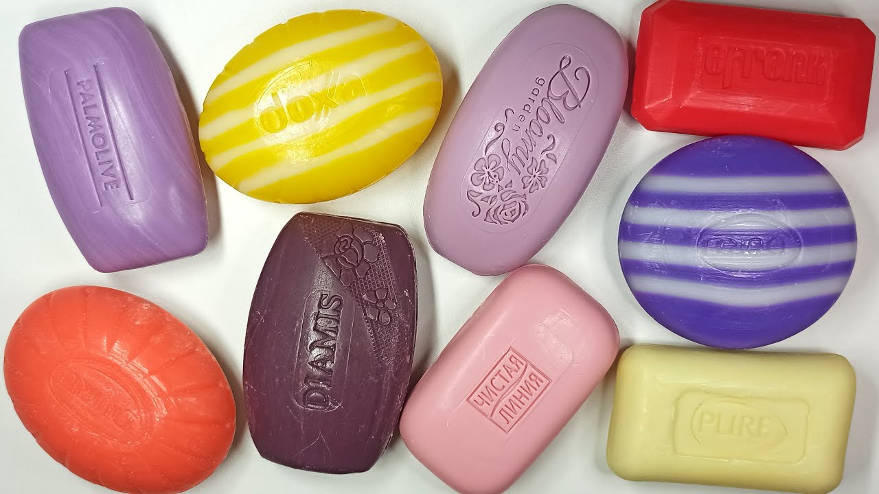 ASMR Soap Cutting. Soap carving. ❤️ Satisfying sounds. ASMR no talking