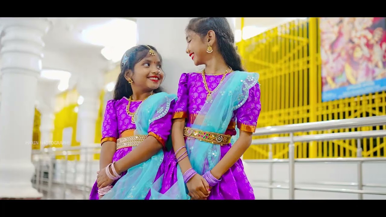 Nainika & Sanvika saree pre shoot #cinematic #2025 #sony #trending 