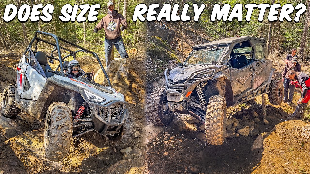 Давид против Голиафа: маленький RZR 200 осваивает полноразмерные SXS! CFMOTO Z-Force выходит из с...