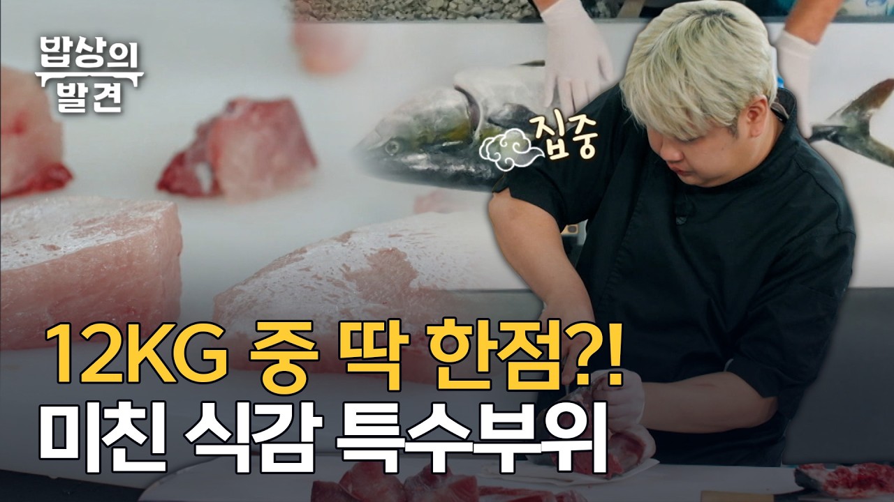[밥상의 발견] 윤남노 셰프의 대방어 머리 집중 해체쇼, MBC 260224 방송