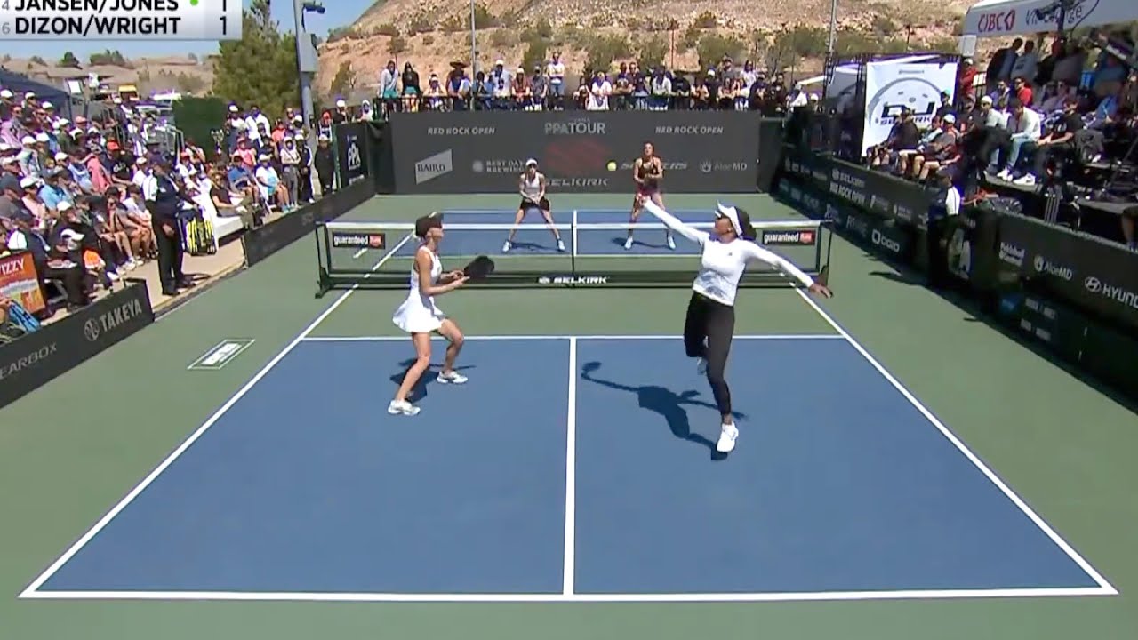 Jansen/Jones vs. Dizon/Wright - Women's Doubles GOLD Medal Match Highlights - PPA Red Rock Open 2023