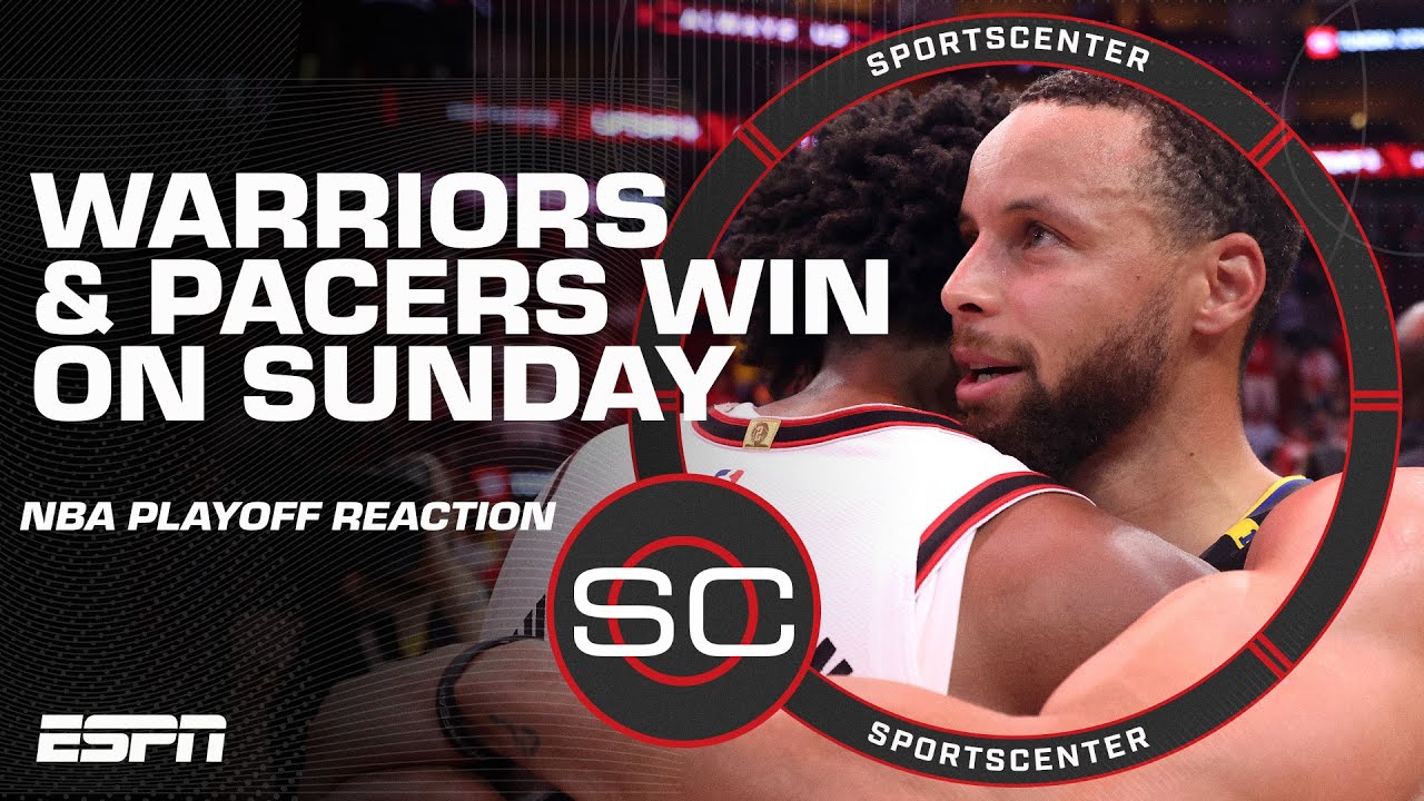 NBA Playoff Reaction 🍿 Warriors beat Rockets in Game 7, Pacers top Cavs on the road | SportsCenter