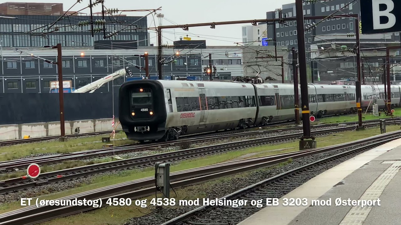 Tog på København H 2021 del 1