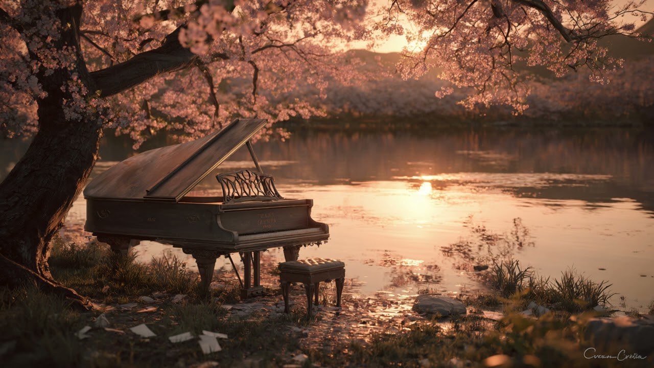 Blossoms by the Lake – Golden Piano Diaries