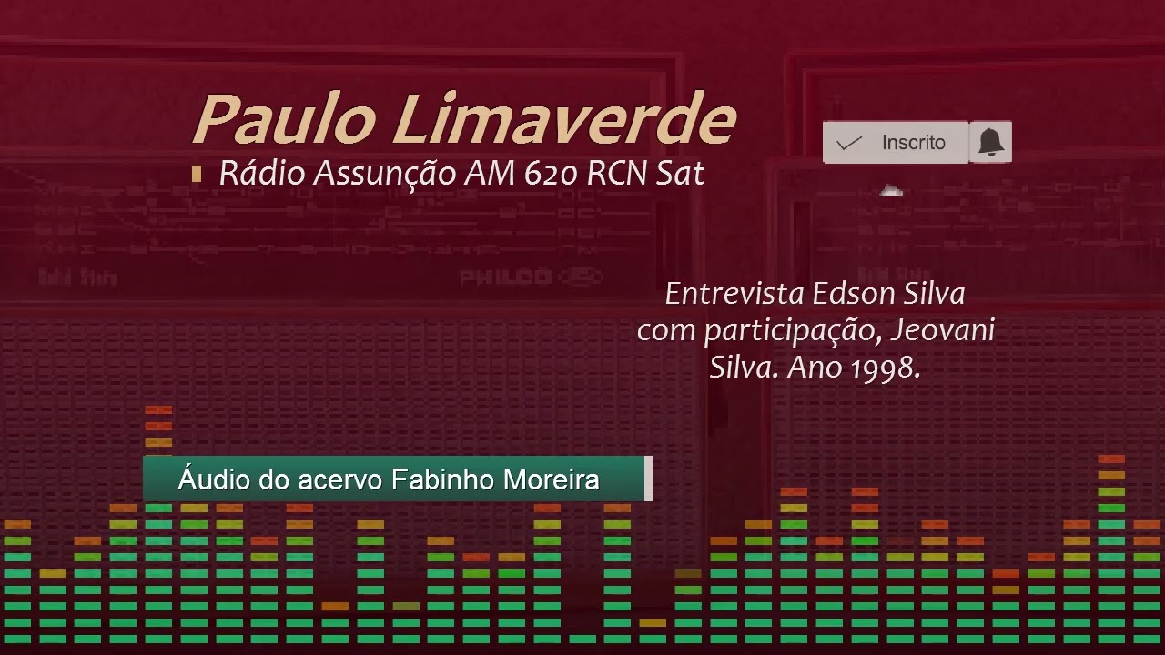 Paulo Limaverde na rádio assunção AM 620 RCN Sat - ano 1998