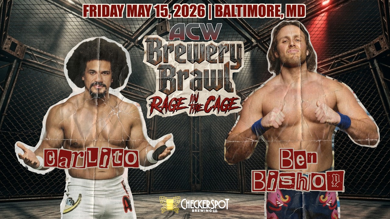 Карлито против Бена Бишопа - #ACW Brewery Brawl, Ярость в клетке