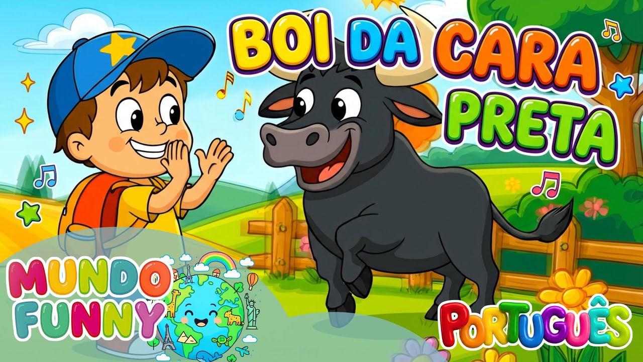 Boi da Cara Preta - Cantiga de Ninar Para Bebê Dormir | Animação Infantil | Desenho Animado