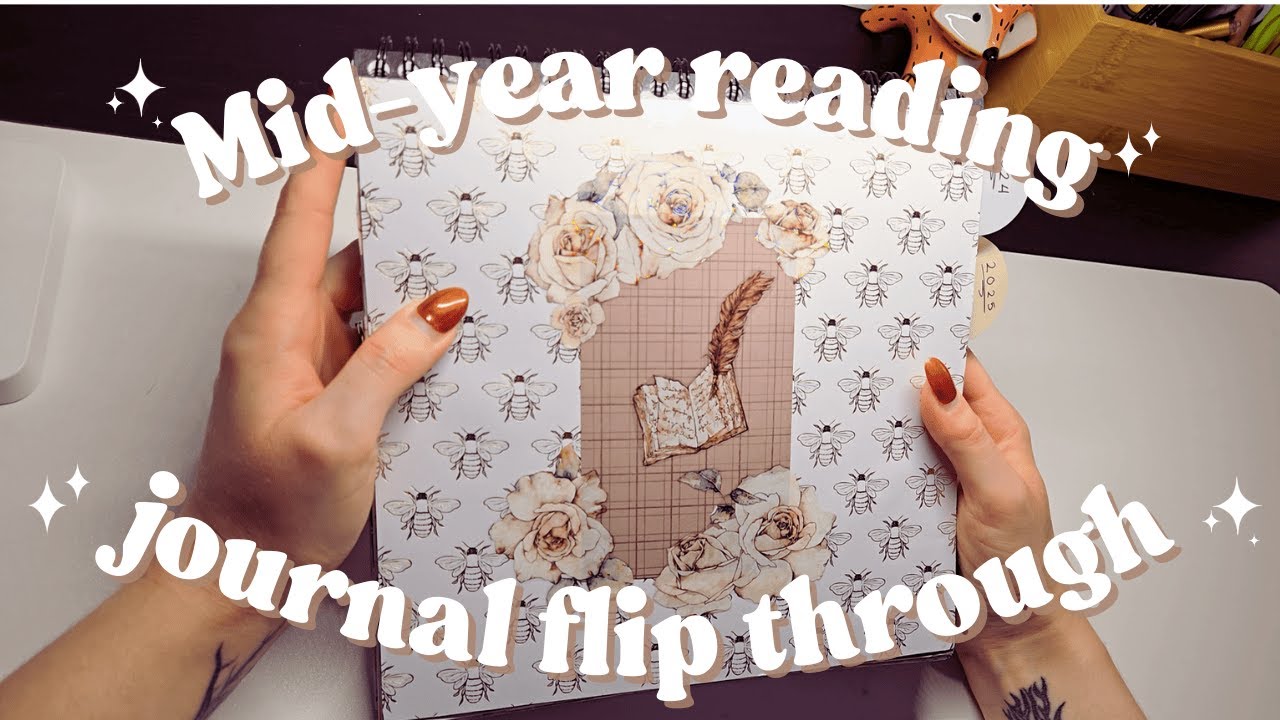 Mid-year reading journal flip through 📖🌼✨January - June 2025