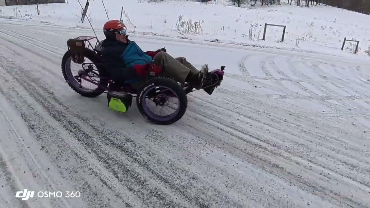 Winter Touring recumbents SteinTrikes Wild One and Rebel 07DEC2025 LolliCam
