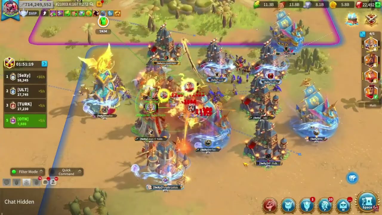 BABA TC ATATURK - DROP 300M POWER - RISE OF KINGDOMS