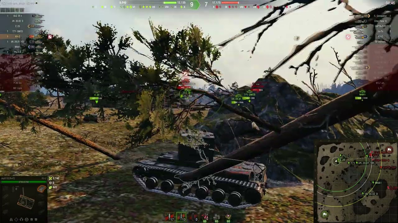 WoT - Arcade Cabinet: Equalize! - KV2 in karelia get 9432 damage
