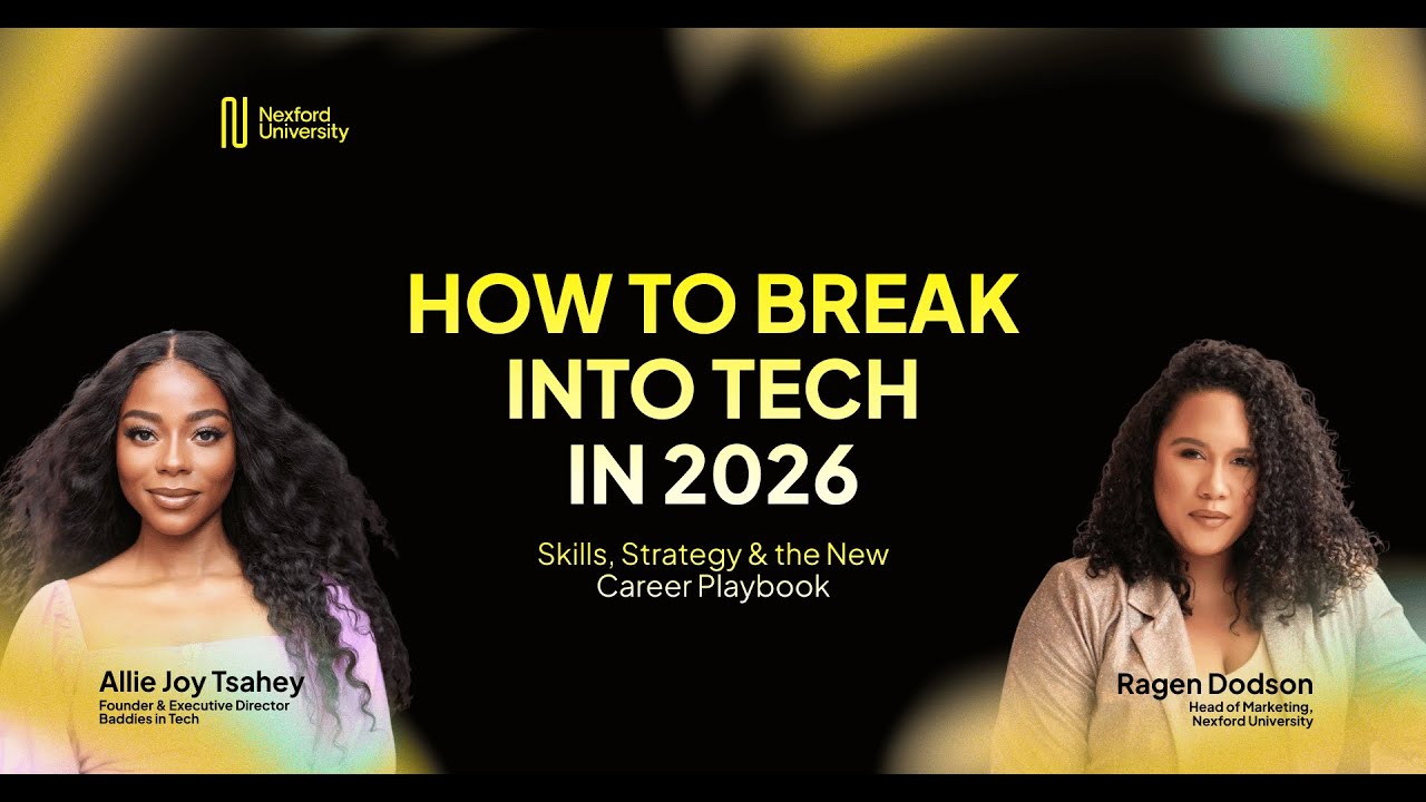 How to Break Into Tech in 2026: The New Career Playbook | Allie Joy Tsahey, Baddies in Tech