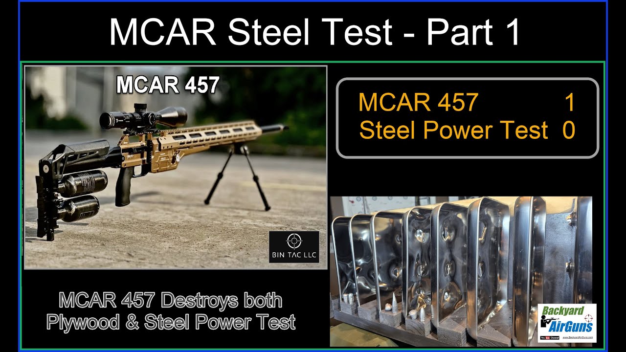 BinTac MCAR 457 vs Steel Power Test - EP66
