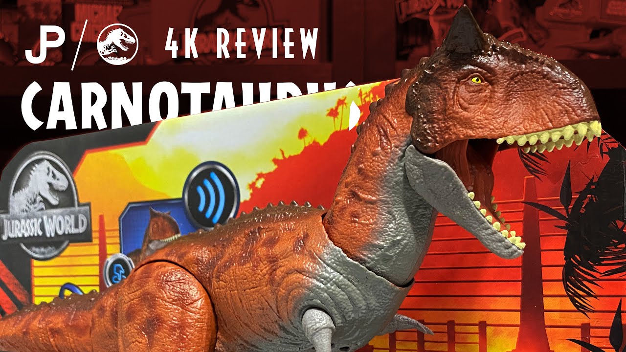 Control 'n Conquer Carnotaurus 4K Review  - Jurassic World Primal Attack  / collectjurassic.com