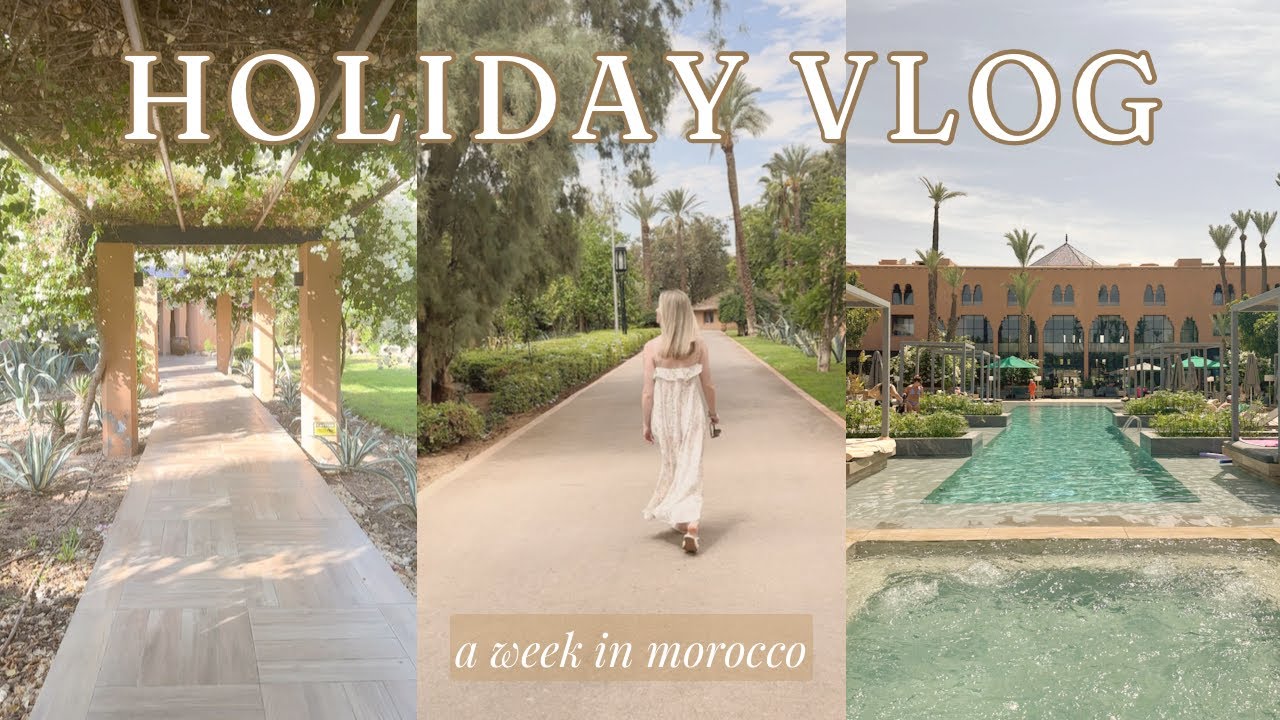 MOROCCO VLOG | come on holiday with us | riu tikida garden travel vlog 2023 🌴