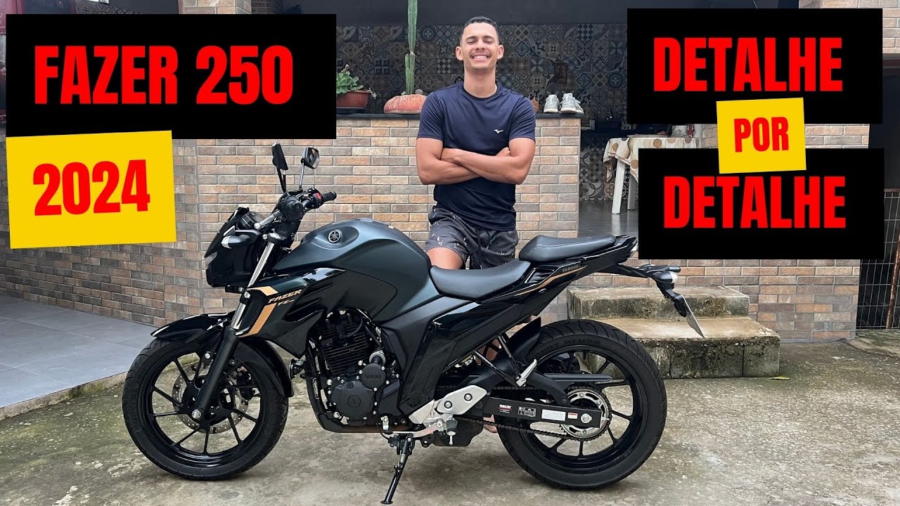 FAZER 250 VERDE FOSCO - TODOS OS DETALHES