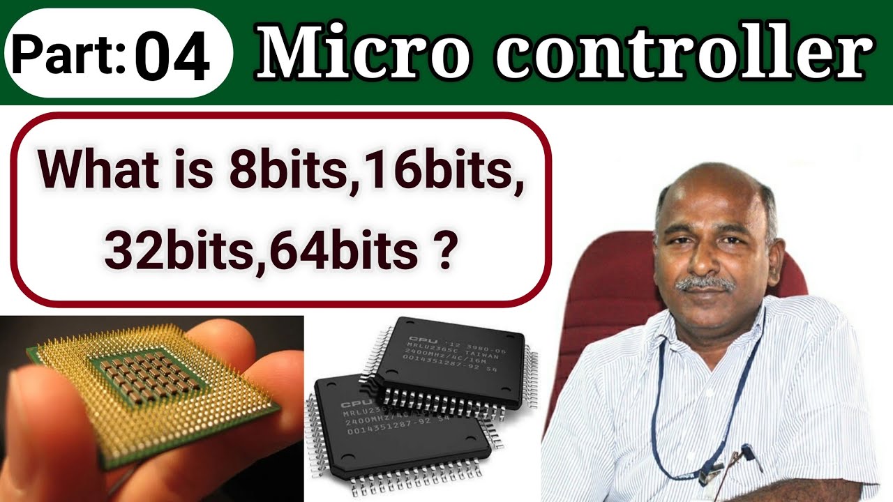 8bits 16bits 32bits and 64bits Microcontrollers in tamil