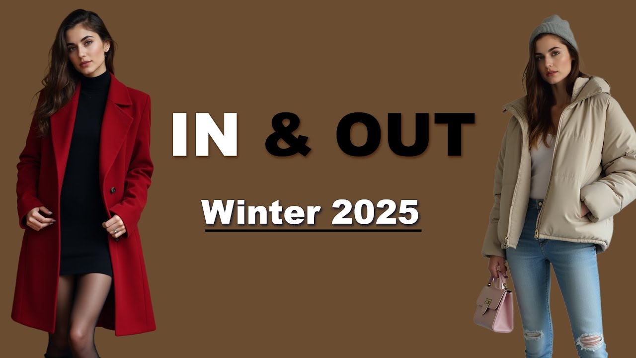 IN & OUT Winter 2025 – diese Looks sind jetzt angesagt (und diese nicht)