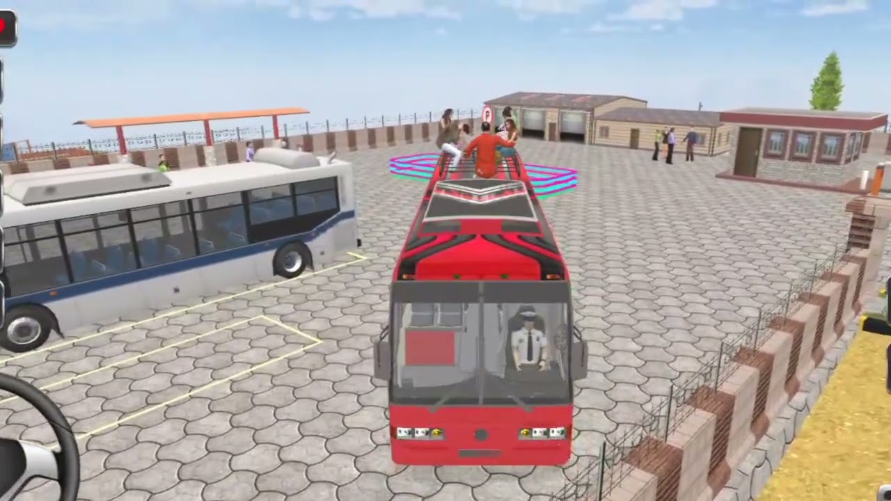 Red ♥️ Bus 🚌 game 🎮// #games #bus #automobile 