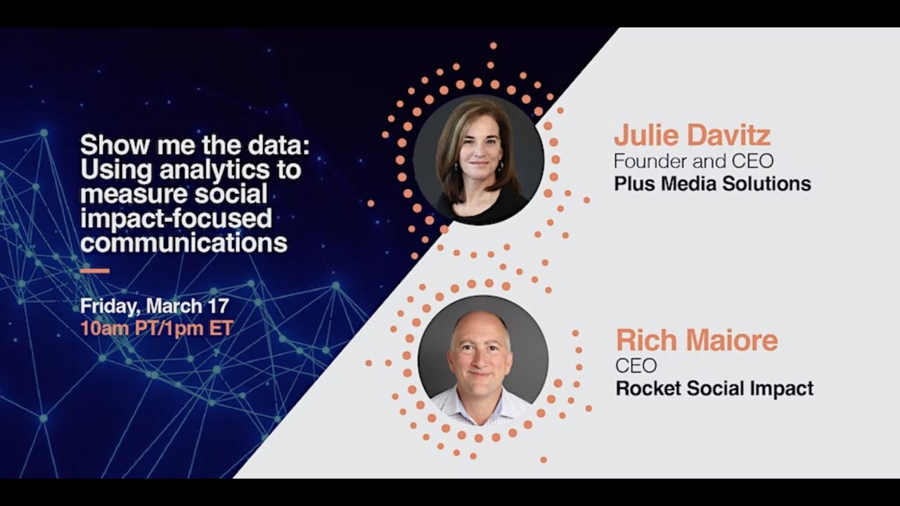 Show me the data: Using analytics to measure social impact | Impact Council - Mar 2023