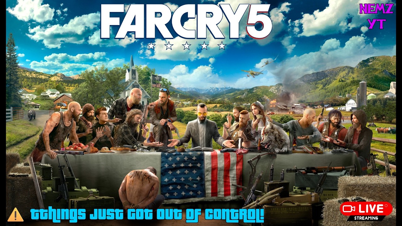 🔥 Far Cry 5 LIVE – Chaos, Guns & Explosions | Gameplay |Nemz Yt Pt2