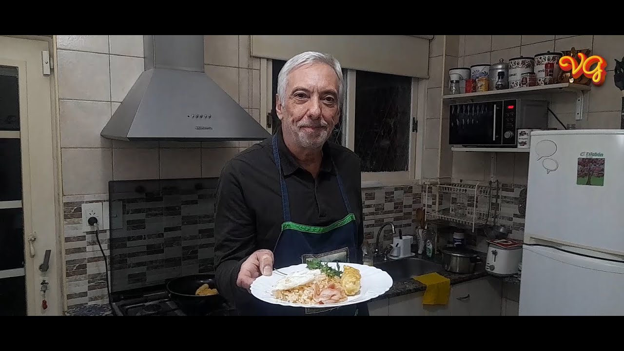 ARROZ A LA CUBANA. MOUSSE DE BANANA. VAGOURMET 87