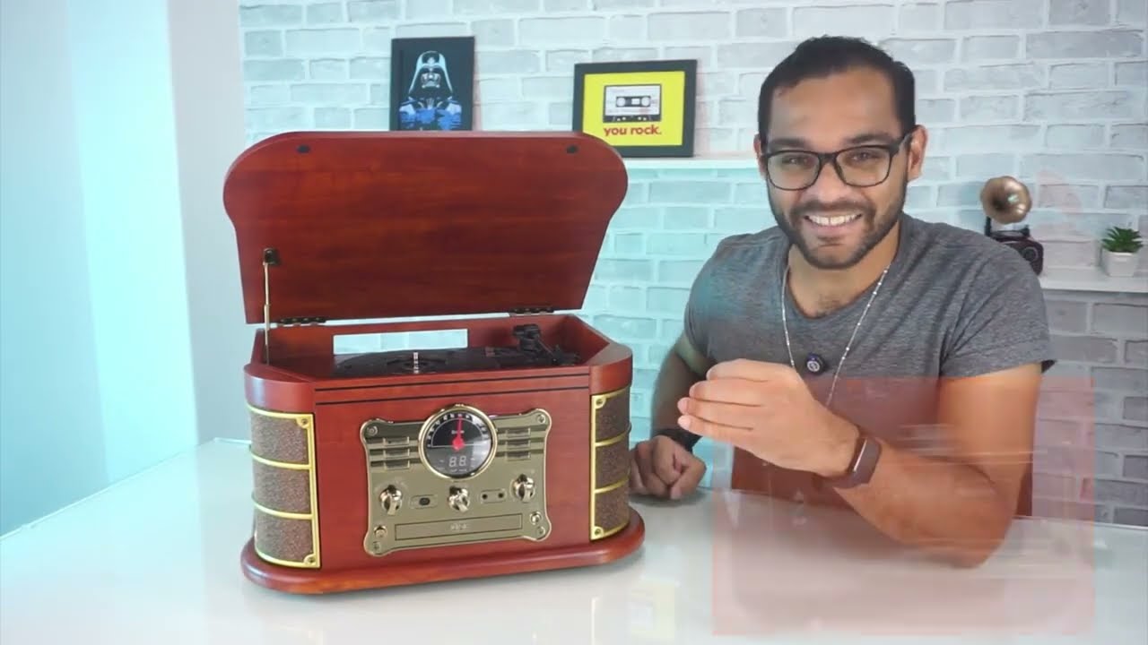 Vitrola Raveo Spazio 🎶 Vale a Pena? Som, Design Retrô e Conectividade!